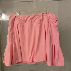Pink tennis skort